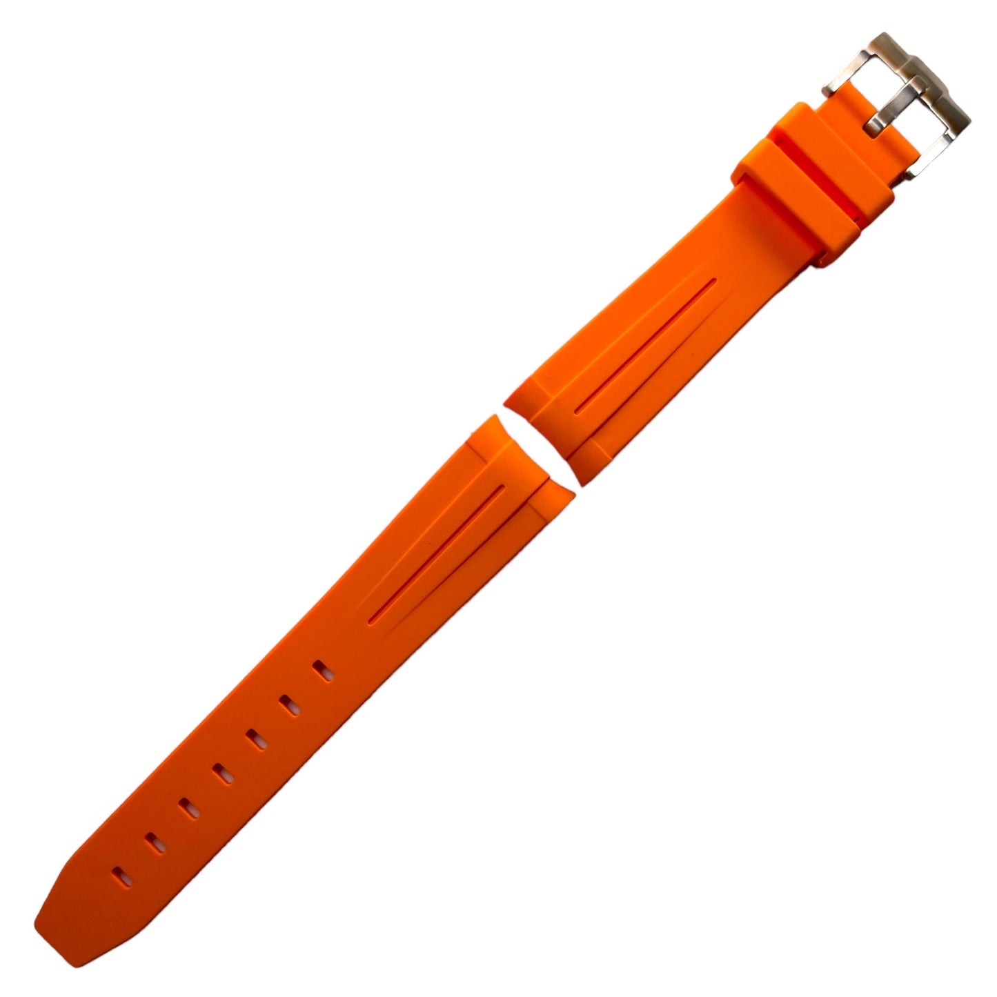 CAYENNE MoonSwatch Rubber Strap | Vibrant Orange