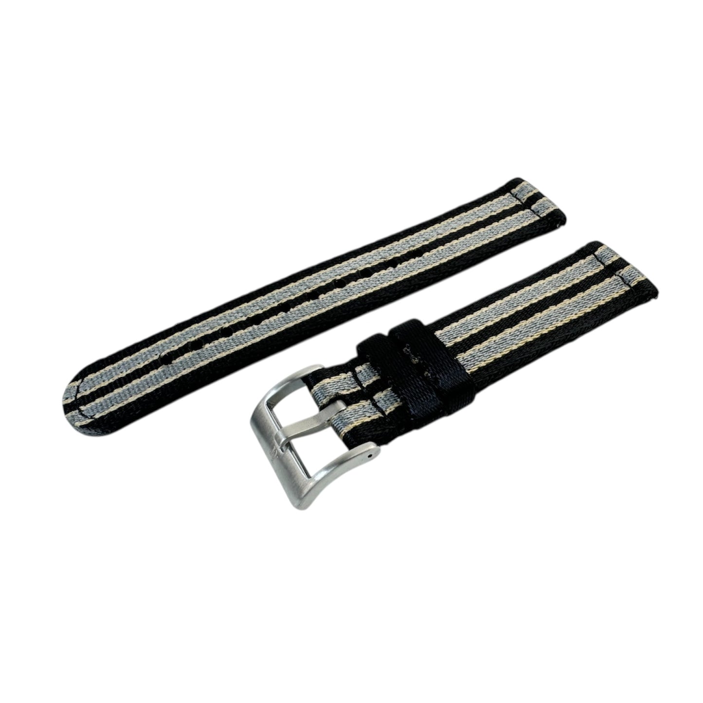 BOND Nylon Strap | Dark Brown, Beige, Grey