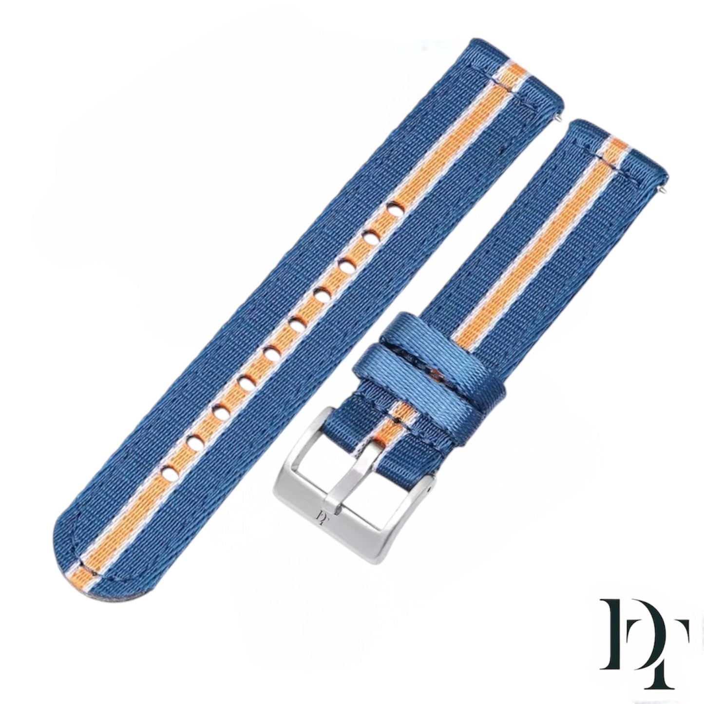 MIELE Nylon Strap | Royal Blue, Yellow, White
