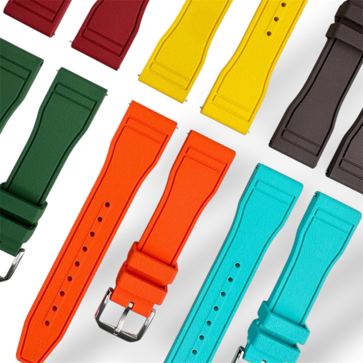 SPARK FKM Rubber Strap | Yellow