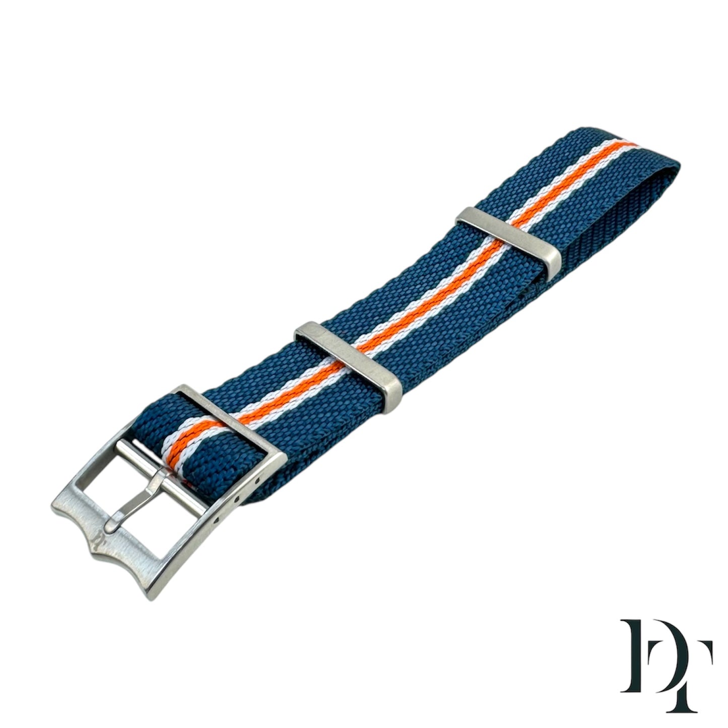 SUNSET Nato Strap | Blue, White, Orange
