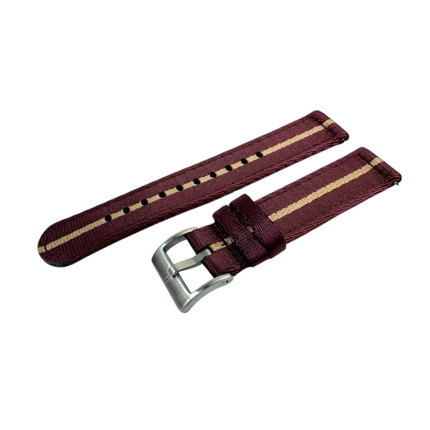 SPECIALE Nylon Strap | Burgundy, Beige