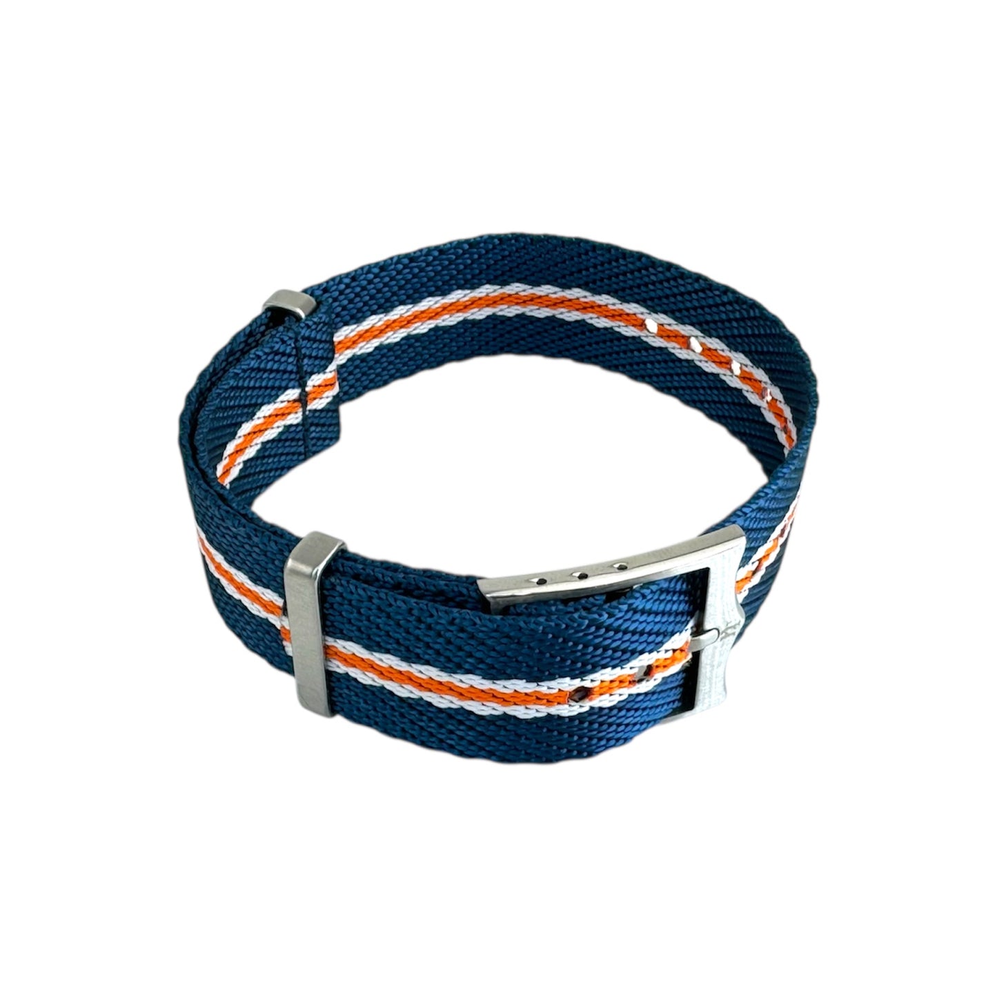 SUNSET Nato Strap | Blue, White, Orange
