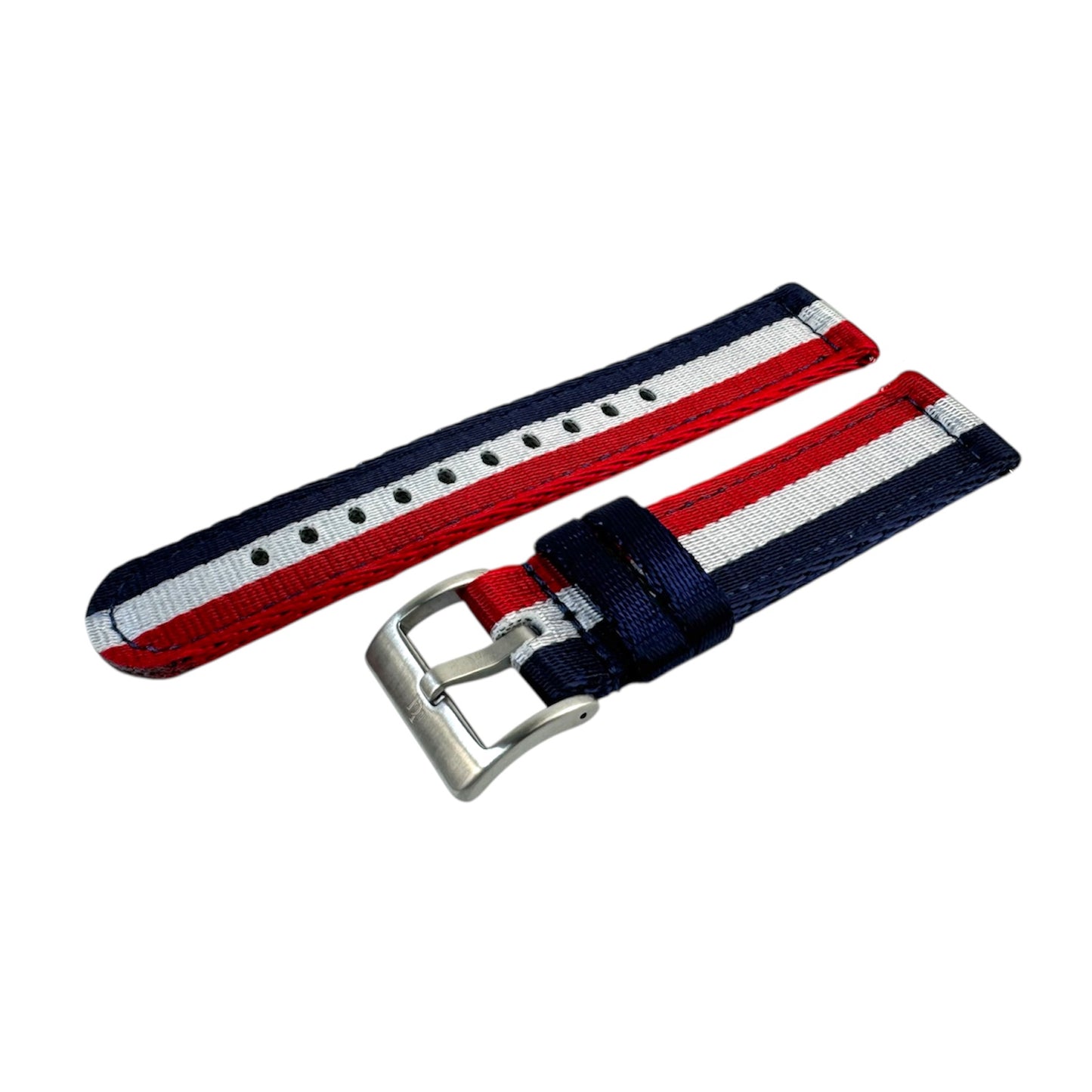 CÔTE D'AZUR Nylon Strap | Blue, White, Red