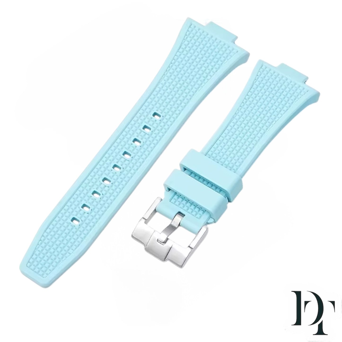 AMARA Rubber Strap | White (Fits Tissot PRX)