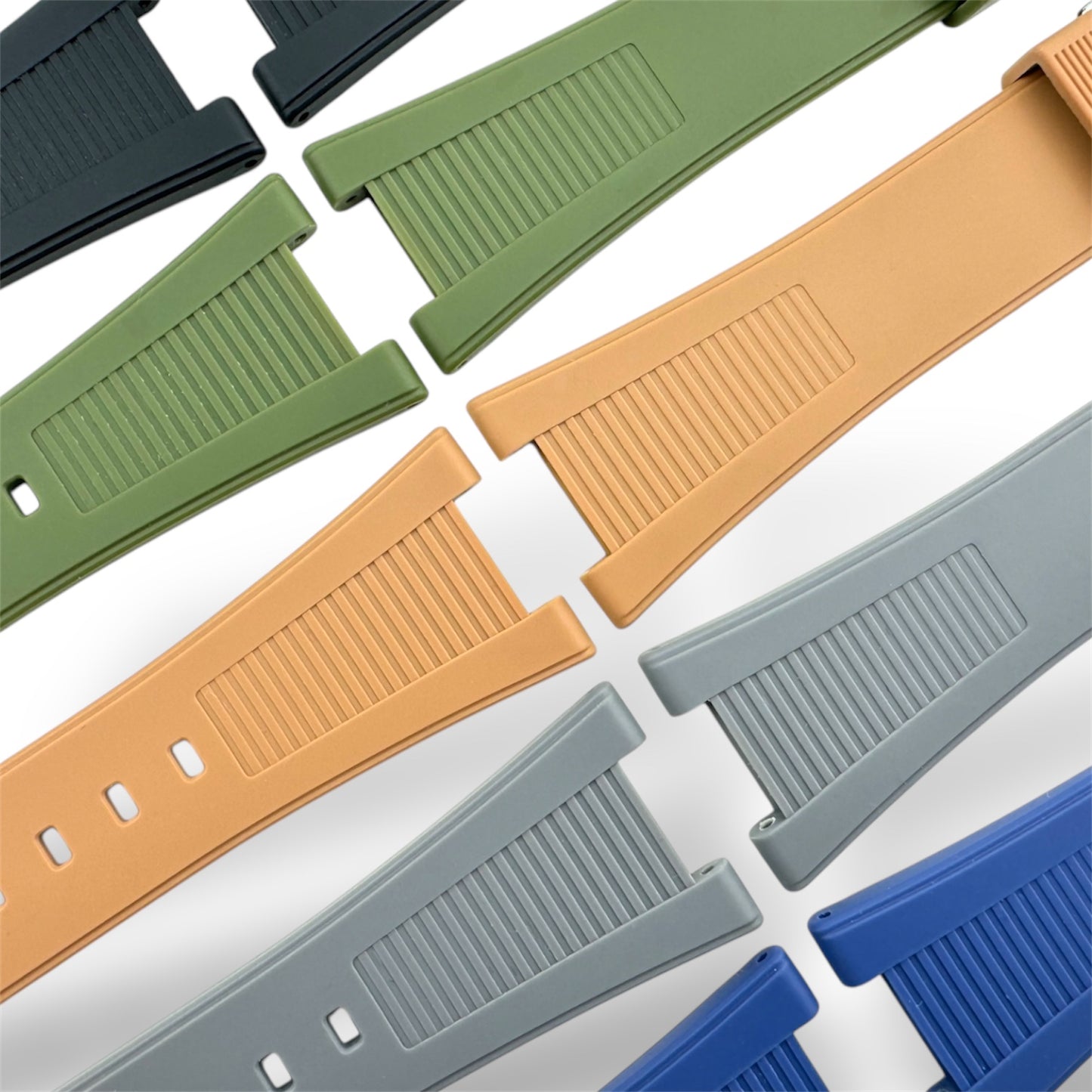 PANTHER Rubber Strap | Black (Fits Patek Philippe)