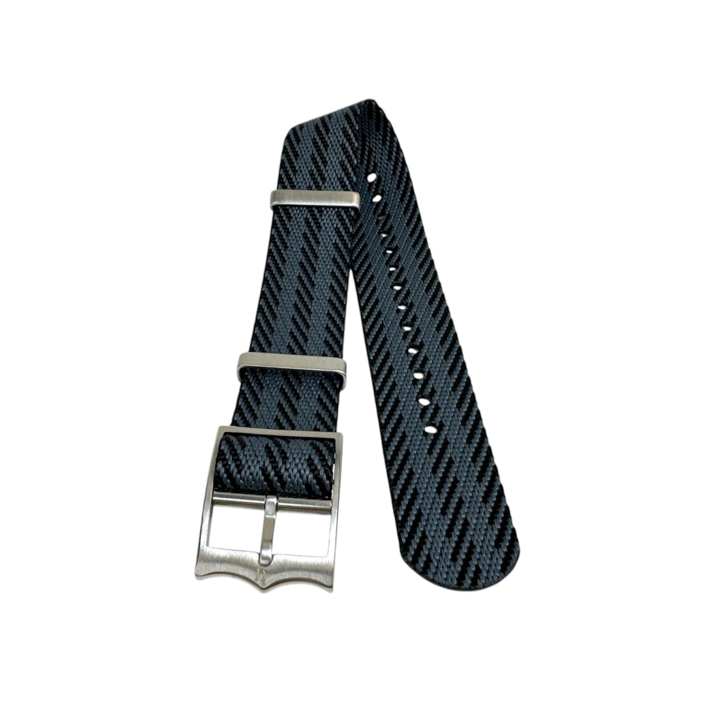 TABBY Nato Strap | Black, Grey