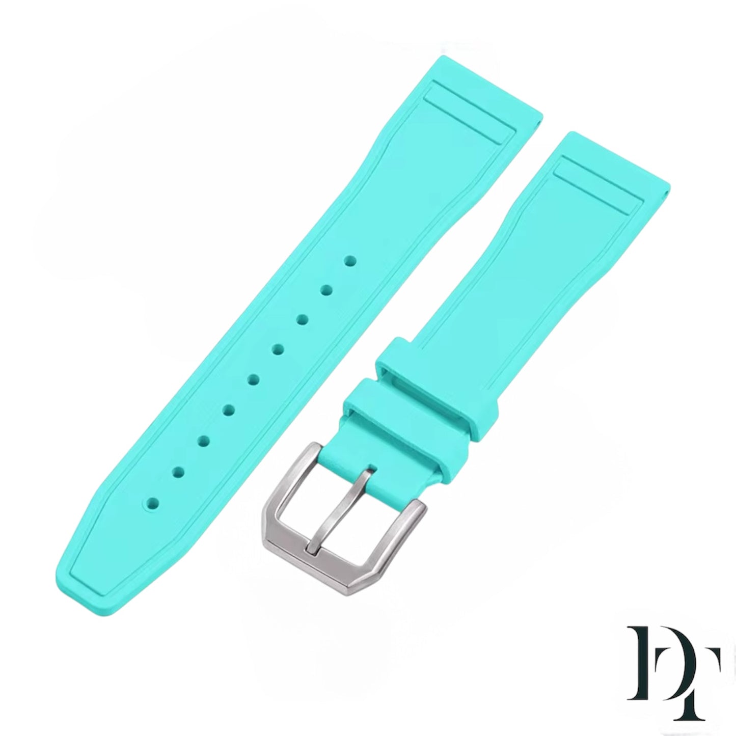 ANGUILLA FKM Rubber Strap | Turquoise