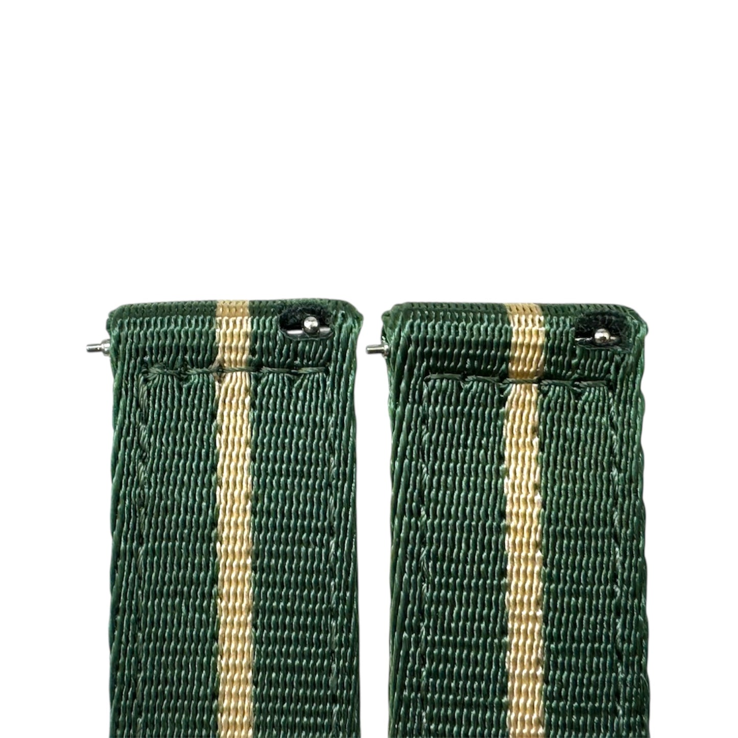 PRESTIGIO Nylon Strap | Dark Green, Beige