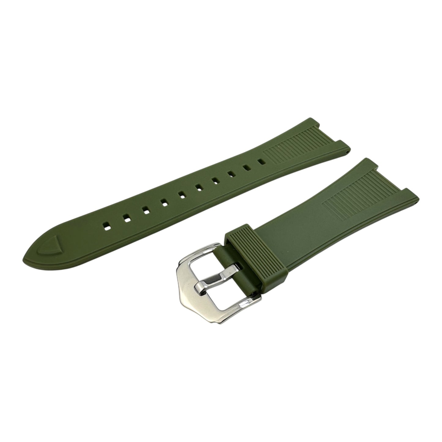 KHAKI Rubber Strap | Green (Fits Patek Philippe)