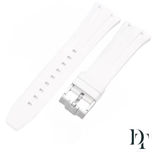 GLACIER FKM Rubber Strap | White (Fits Audemars Piguet)