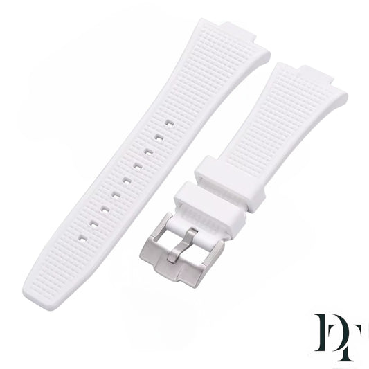 PENELOPE Rubber Strap | White (Fits Tissot PRX)