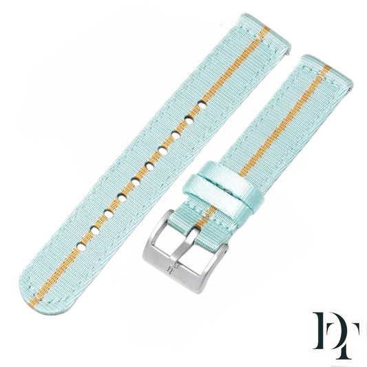 GULF Nylon Strap | Light Blue, Orange
