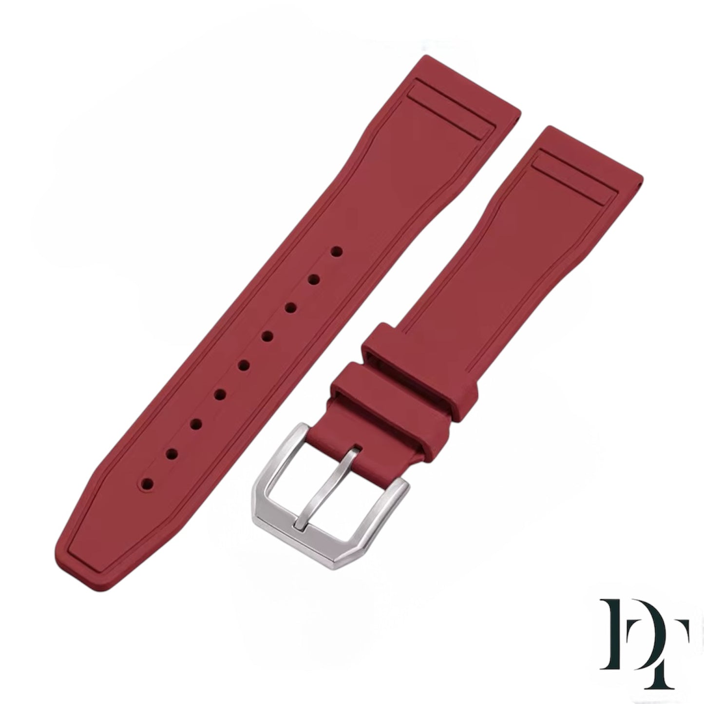 PETRUS FKM Rubber Strap | Burgundy
