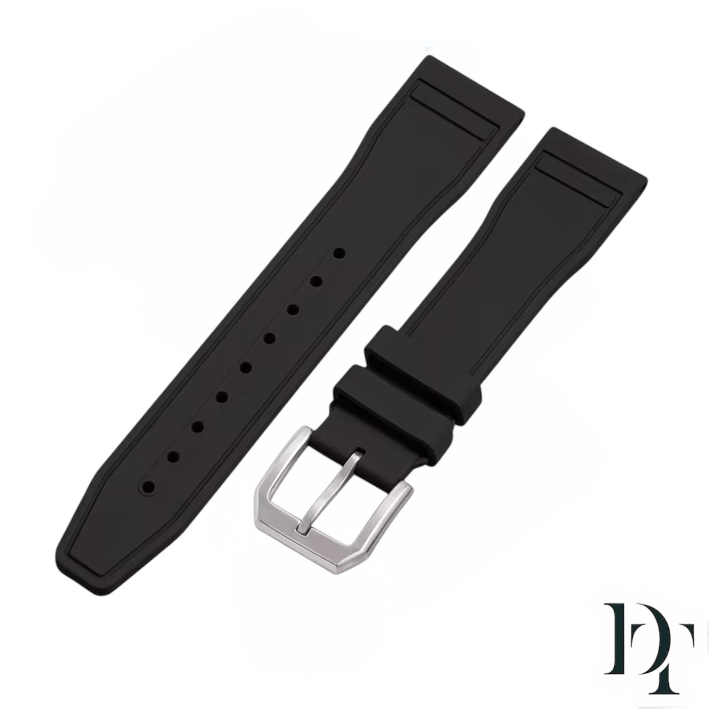 OBSIDIAN FKM Rubber Strap | Black