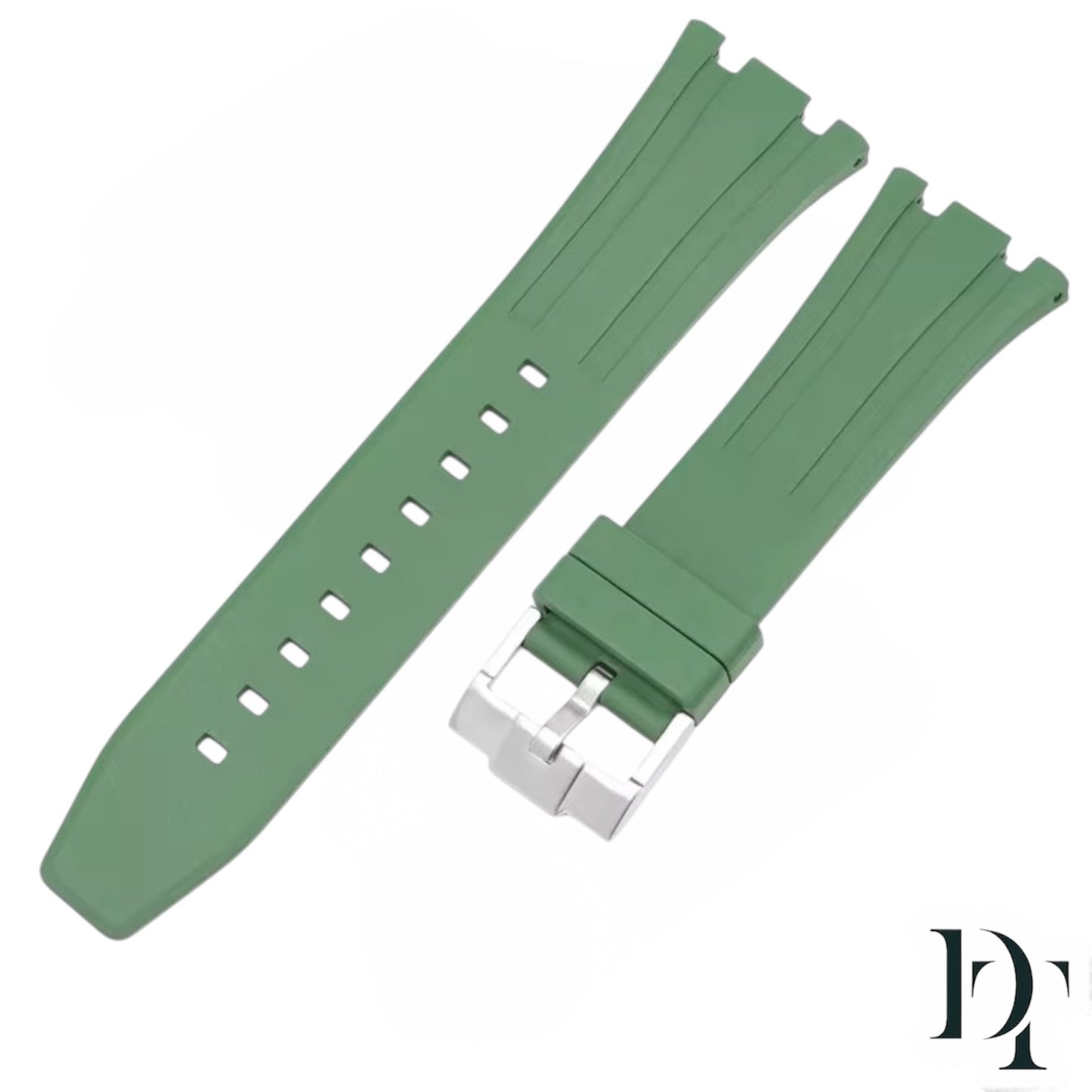 AINTREE FKM Rubber Strap | Green (Fits Audemars Piguet)