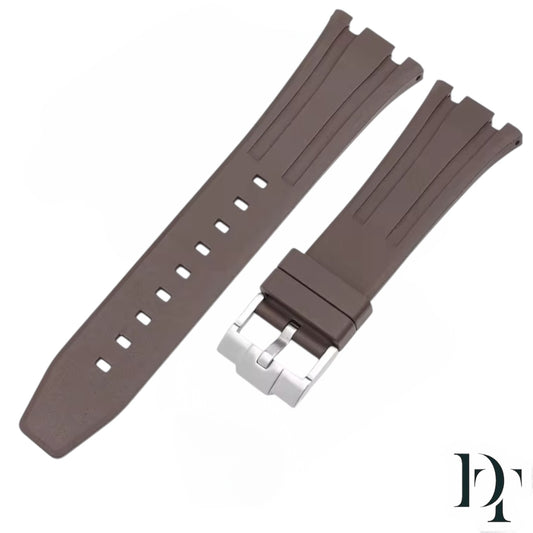 PYRITE FKM Rubber Strap | Brown (Fits Audemars Piguet)