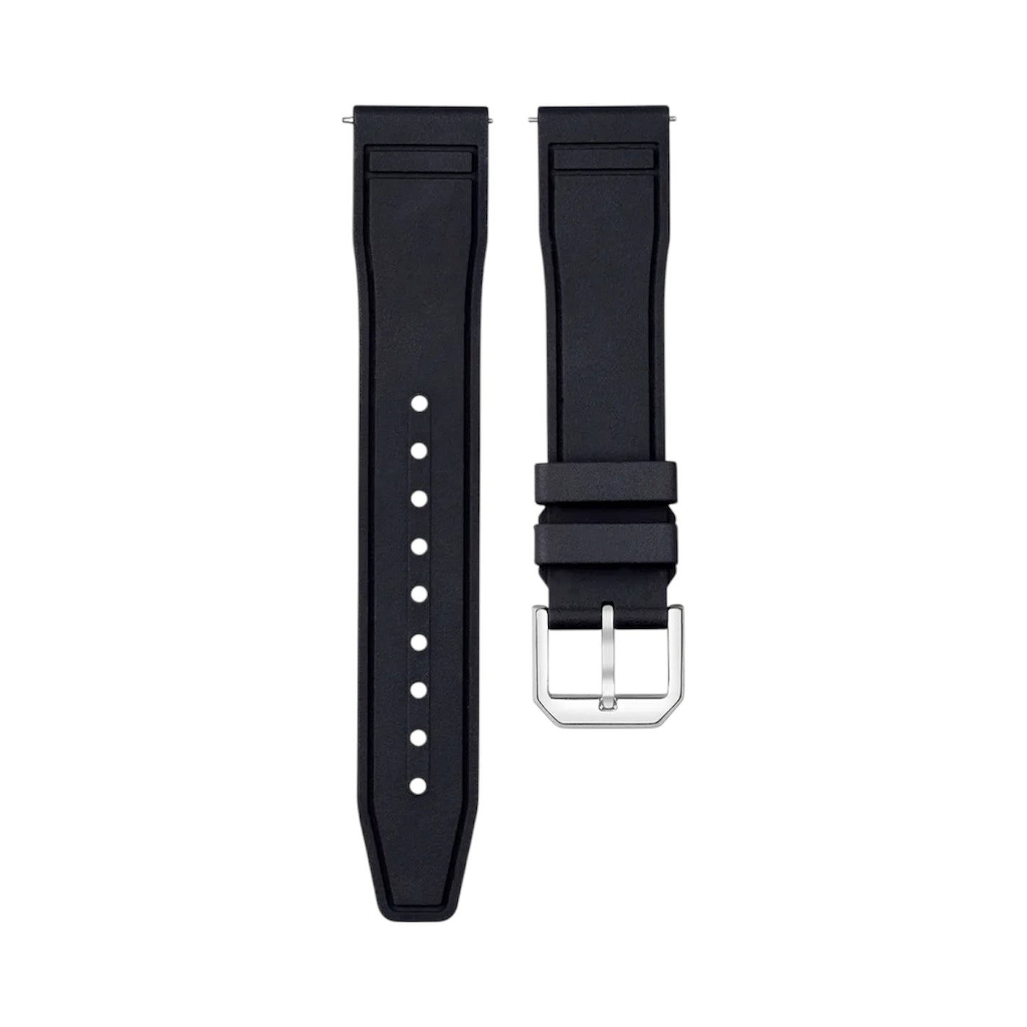 OBSIDIAN FKM Rubber Strap | Black